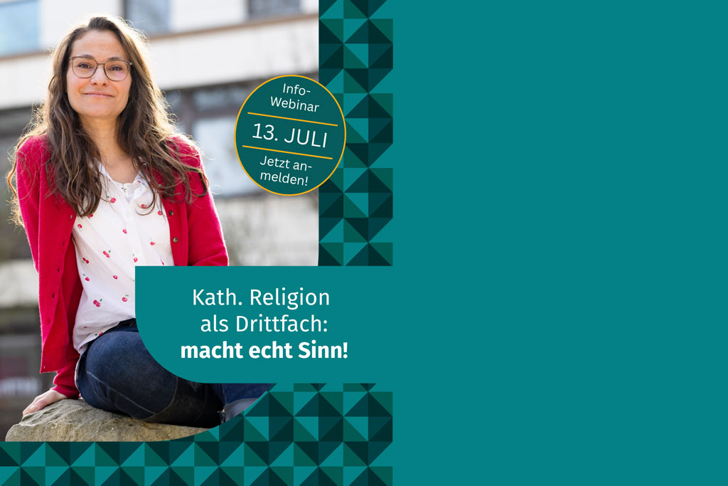 Lernen Sie unseren Weiterbildungsstudiengang Schulpraktische Religionspädagogik kennen – am 13. Juli 2026, online